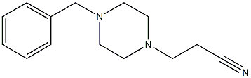 3-(4-benzylpiperazin-1-yl)propanenitrile 구조식 이미지