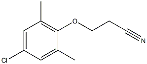 3-(4-chloro-2,6-dimethylphenoxy)propanenitrile Structure