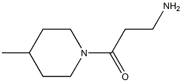 3-(4-methylpiperidin-1-yl)-3-oxopropan-1-amine Structure