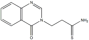 3-(4-oxo-3,4-dihydroquinazolin-3-yl)propanethioamide 구조식 이미지