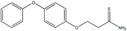 3-(4-phenoxyphenoxy)propanethioamide 구조식 이미지