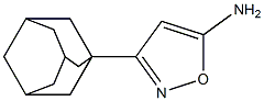 3-(adamantan-1-yl)-1,2-oxazol-5-amine 구조식 이미지