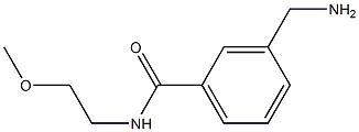 3-(aminomethyl)-N-(2-methoxyethyl)benzamide 구조식 이미지
