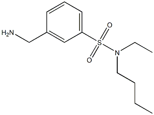 3-(aminomethyl)-N-butyl-N-ethylbenzene-1-sulfonamide 구조식 이미지