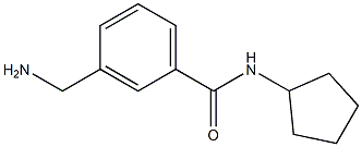 3-(aminomethyl)-N-cyclopentylbenzamide Structure