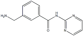 3-(aminomethyl)-N-pyrimidin-2-ylbenzamide 구조식 이미지