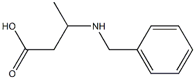 3-(benzylamino)butanoic acid 구조식 이미지