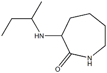 3-(butan-2-ylamino)azepan-2-one Structure