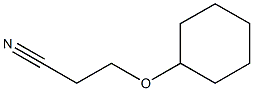 3-(cyclohexyloxy)propanenitrile Structure