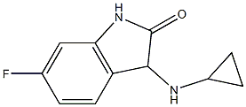 3-(cyclopropylamino)-6-fluoro-1,3-dihydro-2H-indol-2-one Structure