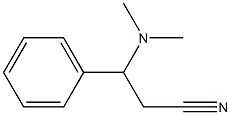 3-(dimethylamino)-3-phenylpropanenitrile 구조식 이미지