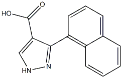 3-(naphthalen-1-yl)-1H-pyrazole-4-carboxylic acid Structure