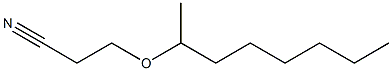 3-(octan-2-yloxy)propanenitrile 구조식 이미지