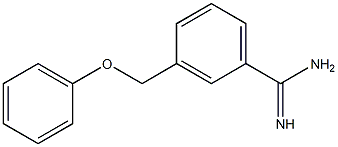 3-(phenoxymethyl)benzenecarboximidamide 구조식 이미지