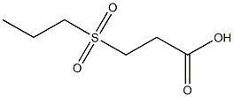 3-(propylsulfonyl)propanoic acid Structure