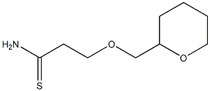 3-(tetrahydro-2H-pyran-2-ylmethoxy)propanethioamide Structure