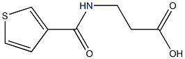 3-(thiophen-3-ylformamido)propanoic acid Structure