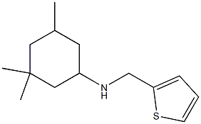 3,3,5-trimethyl-N-(thiophen-2-ylmethyl)cyclohexan-1-amine Structure