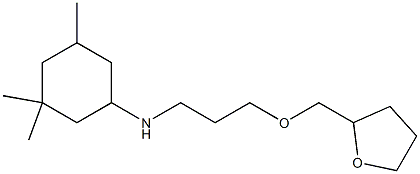 3,3,5-trimethyl-N-[3-(oxolan-2-ylmethoxy)propyl]cyclohexan-1-amine Structure