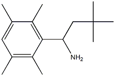 3,3-dimethyl-1-(2,3,5,6-tetramethylphenyl)butan-1-amine 구조식 이미지