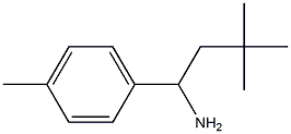 3,3-dimethyl-1-(4-methylphenyl)butan-1-amine 구조식 이미지