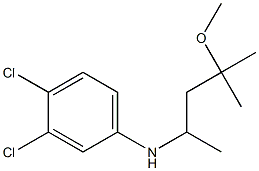 3,4-dichloro-N-(4-methoxy-4-methylpentan-2-yl)aniline Structure