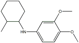 3,4-dimethoxy-N-(2-methylcyclohexyl)aniline Structure