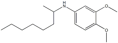 3,4-dimethoxy-N-(octan-2-yl)aniline 구조식 이미지
