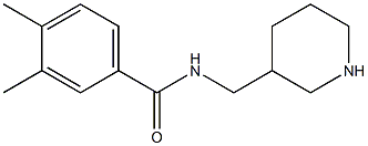 3,4-dimethyl-N-(piperidin-3-ylmethyl)benzamide Structure