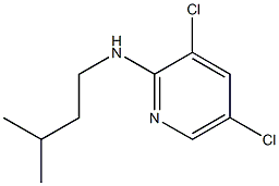 3,5-dichloro-N-(3-methylbutyl)pyridin-2-amine Structure