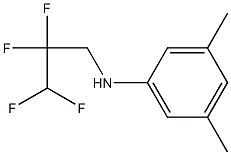 3,5-dimethyl-N-(2,2,3,3-tetrafluoropropyl)aniline Structure