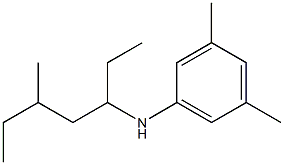 3,5-dimethyl-N-(5-methylheptan-3-yl)aniline 구조식 이미지