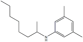 3,5-dimethyl-N-(octan-2-yl)aniline Structure