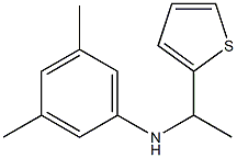 3,5-dimethyl-N-[1-(thiophen-2-yl)ethyl]aniline Structure