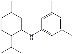3,5-dimethyl-N-[5-methyl-2-(propan-2-yl)cyclohexyl]aniline Structure