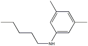 3,5-dimethyl-N-pentylaniline Structure