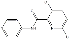 3,6-dichloro-N-(pyridin-4-yl)pyridine-2-carboxamide 구조식 이미지