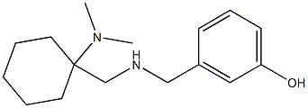 3-[({[1-(dimethylamino)cyclohexyl]methyl}amino)methyl]phenol Structure
