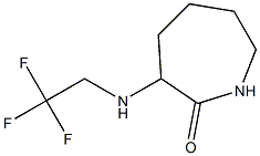 3-[(2,2,2-trifluoroethyl)amino]azepan-2-one Structure