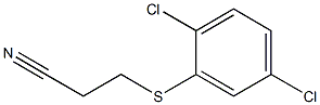3-[(2,5-dichlorophenyl)sulfanyl]propanenitrile Structure