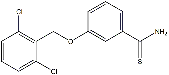 3-[(2,6-dichlorophenyl)methoxy]benzene-1-carbothioamide Structure