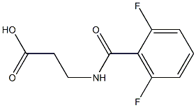 3-[(2,6-difluorophenyl)formamido]propanoic acid Structure