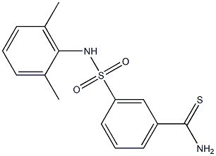 3-[(2,6-dimethylphenyl)sulfamoyl]benzene-1-carbothioamide Structure