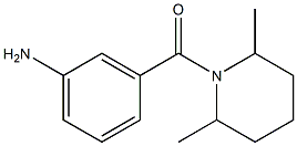 3-[(2,6-dimethylpiperidin-1-yl)carbonyl]aniline 구조식 이미지