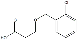 3-[(2-chlorobenzyl)oxy]propanoic acid Structure