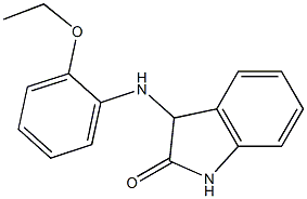 3-[(2-ethoxyphenyl)amino]-2,3-dihydro-1H-indol-2-one 구조식 이미지