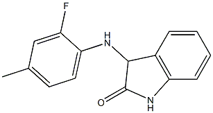 3-[(2-fluoro-4-methylphenyl)amino]-2,3-dihydro-1H-indol-2-one 구조식 이미지