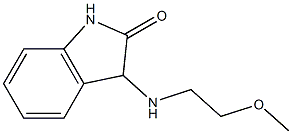 3-[(2-methoxyethyl)amino]-2,3-dihydro-1H-indol-2-one Structure