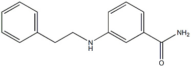 3-[(2-phenylethyl)amino]benzamide 구조식 이미지