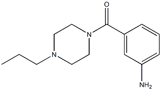 3-[(4-propylpiperazin-1-yl)carbonyl]aniline Structure